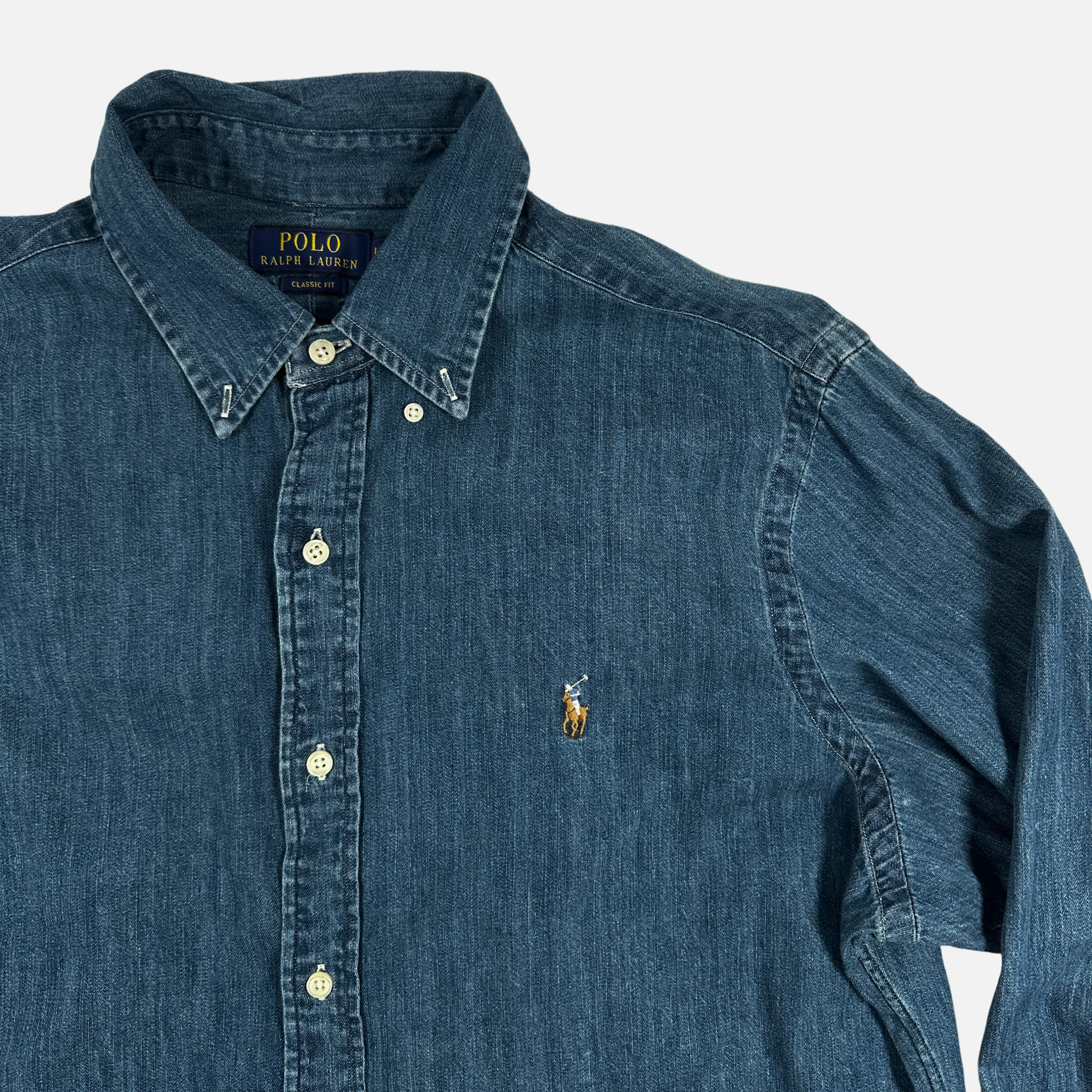 Polo Ralph Lauren Vintage Denim Button Down - Image 5
